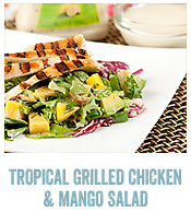 Tropical Grilled Chicken & Mango Salad 